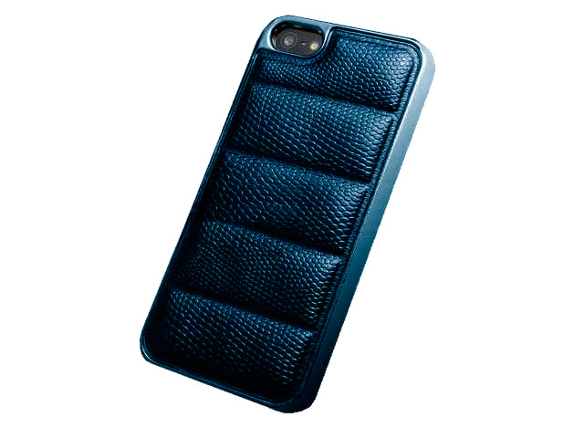 Чехол Yotrix VintageCase Snake для Apple iPhone 5/5S (синий, кожаный)