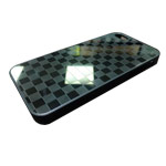 Чехол Yotrix MetalCase для Apple iPhone 5/5S (Black Squares, алюминиевый)