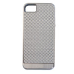 Чехол Yotrix MetalCase для Apple iPhone 5/5S (Silver Carbon, алюминиевый)