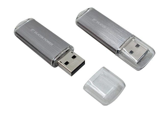 Флеш-карта Silicon Power USB Ultima II i-series (16Gb, USB 2.0, серебристая)