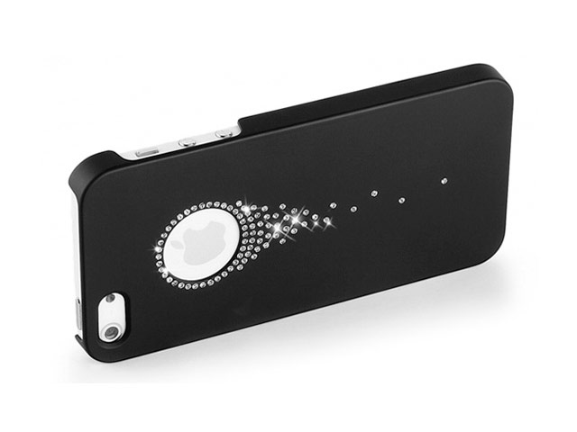 Чехол RGBMIX X-Fitted Stars Fall для Apple iPhone 5/5S (черный, пластиковый)