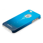 Чехол RGBMIX X-Fitted Stars Fall для Apple iPhone 5/5S (синий, пластиковый)