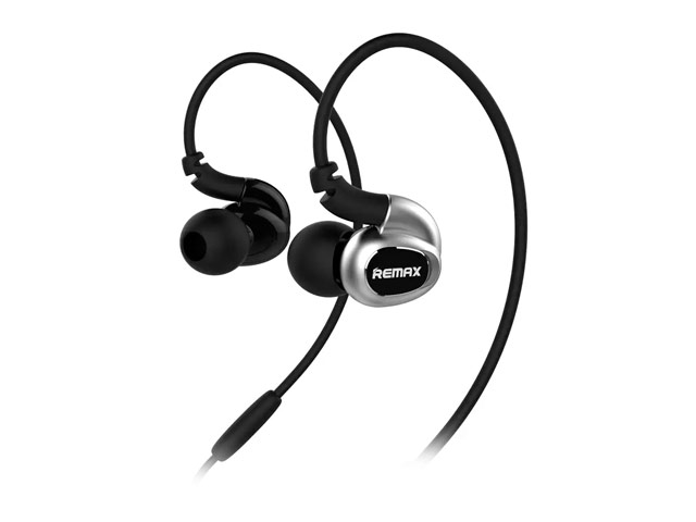 Наушники Remax Headset S1 (черные, пульт/микрофон, 18-23000 Гц)