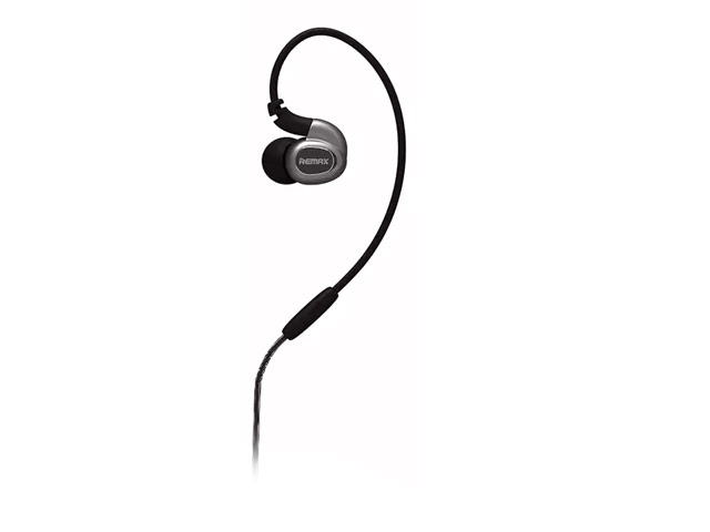 Наушники Remax Headset S1 (черные, пульт/микрофон, 18-23000 Гц)