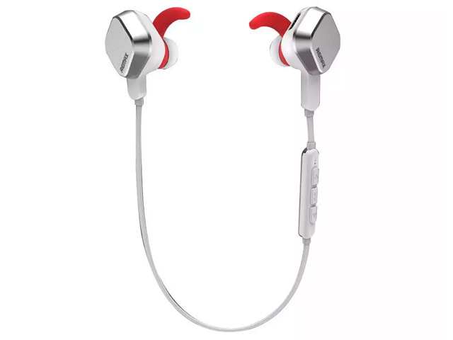 Беспроводные наушники Remax Magnet Sports Bluetooth Headset (белые, пульт/микрофон, 18-23000 Гц)