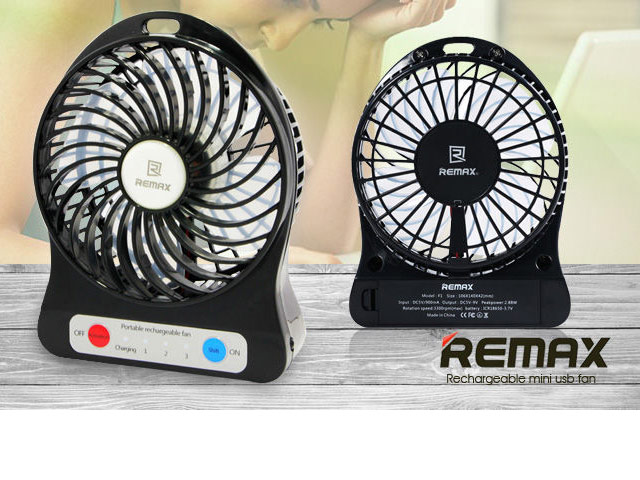 Настольный вентилятор Remax Mini USB Fan (черный)