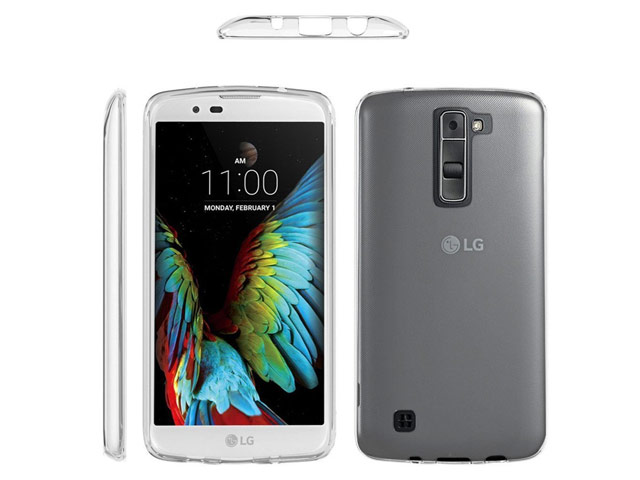 Чехол Yotrix UltrathinCase для LG K10 (прозрачный, гелевый)