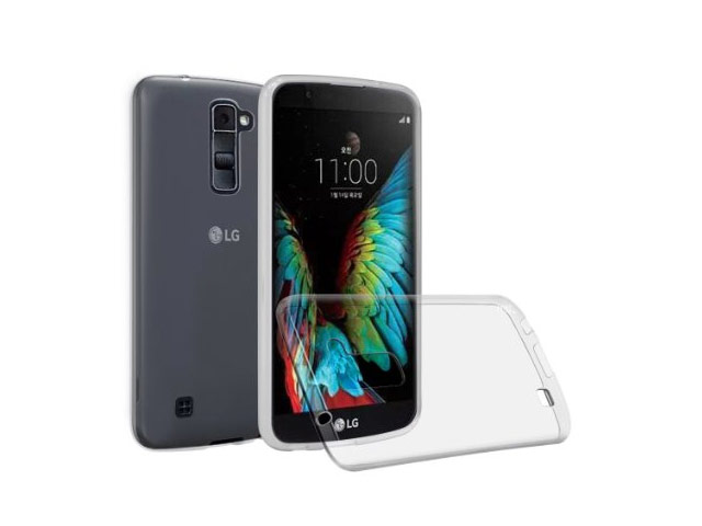 Чехол Yotrix UltrathinCase для LG K10 (прозрачный, гелевый)