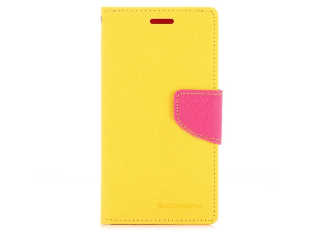 Чехол Mercury Goospery Fancy Diary Case для Samsung Galaxy A3 2016 A310 (желтый, винилискожа)