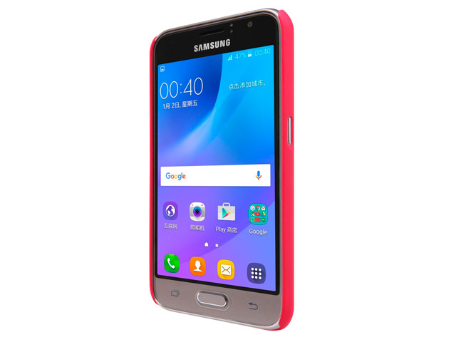 Чехол Nillkin Hard case для Samsung Galaxy J1 2016 J120 (красный, пластиковый)