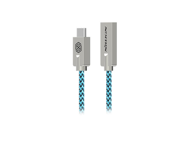 USB-кабель Nillkin Chic Cable универсальный (USB Type C, 1 метр, синий)