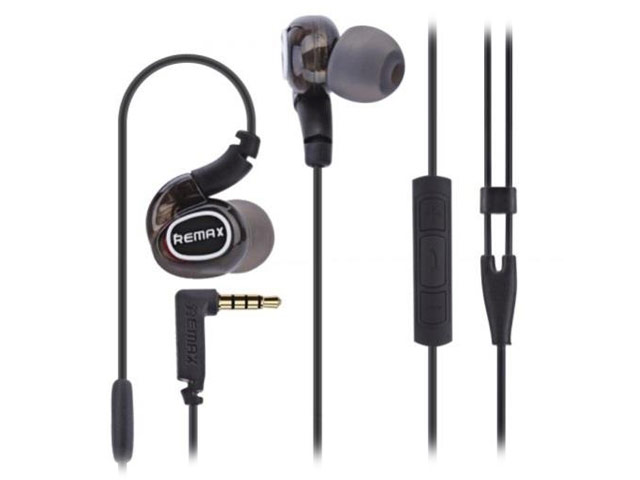 Наушники Remax Sporty Earphone S1 pro (черные, пульт/микрофон, 20-20000 Гц)