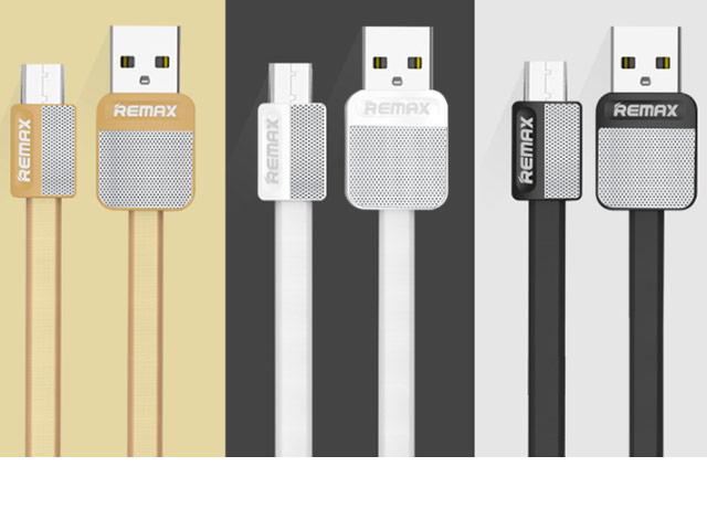 USB-кабель Remax Platinum Cable (microUSB, 1 м, плоский, желтый)