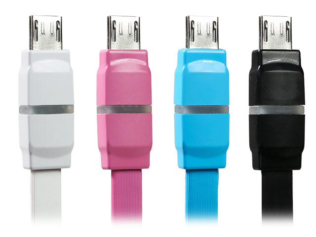 USB-кабель Remax Breathe Cable (microUSB, 1 м, плоский, черный)