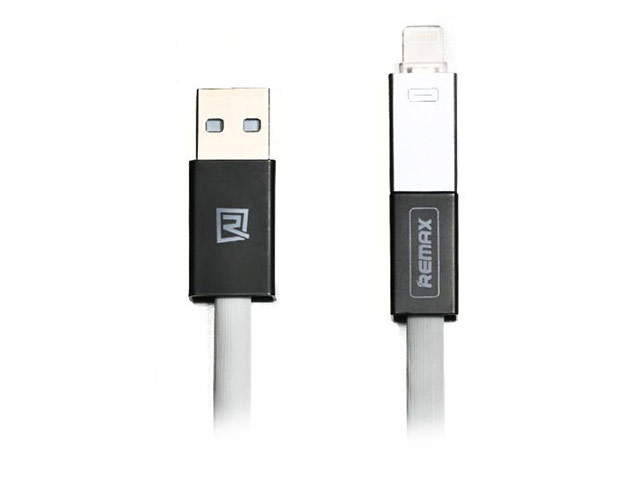 USB-кабель Remax Shadow Magnet Cable (Lightning, microUSB, 1 м, черный)