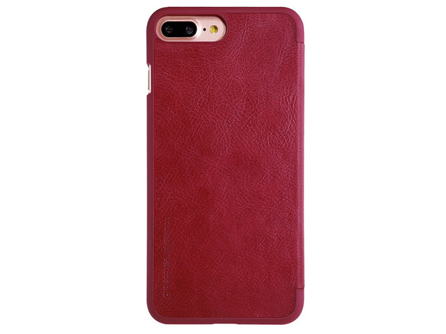 Чехол Nillkin Qin leather case для Apple iPhone 7 plus (красный, кожаный)