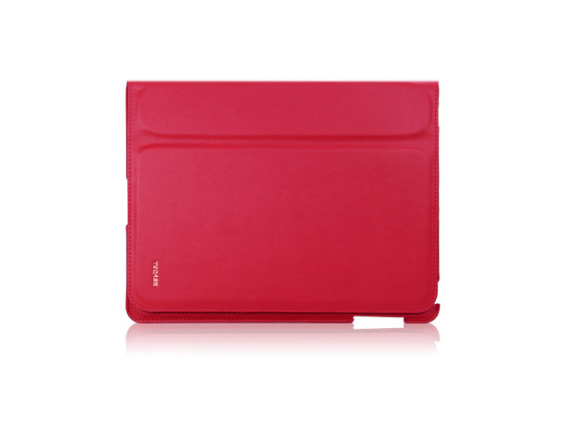 Чехол TS-Case Luxury Case для Apple iPad 2/New iPad (красный, кожанный)