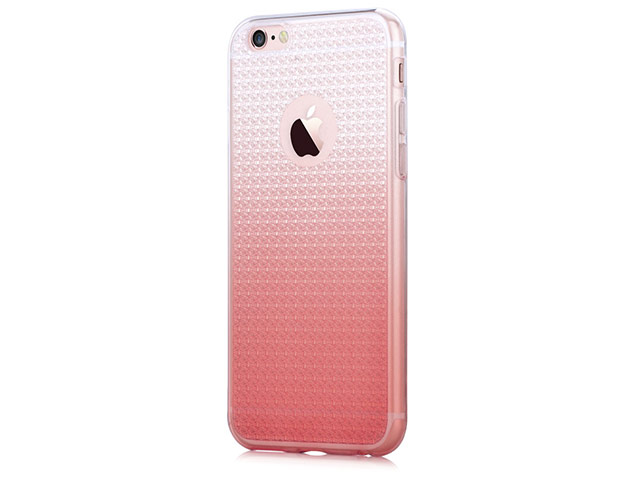 Чехол Devia Leo 2 Diamond case для Apple iPhone 6S (розовый, гелевый)