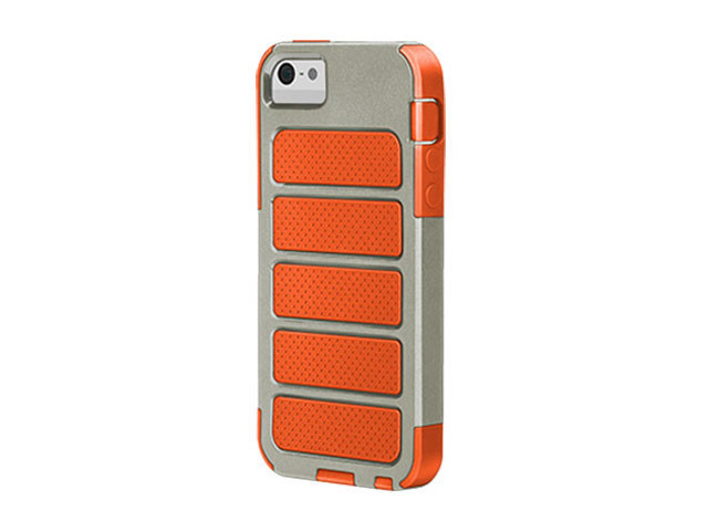 Чехол X-doria Shield Case для Apple iPhone 5 (оранжевый/серый, поликарбонат)