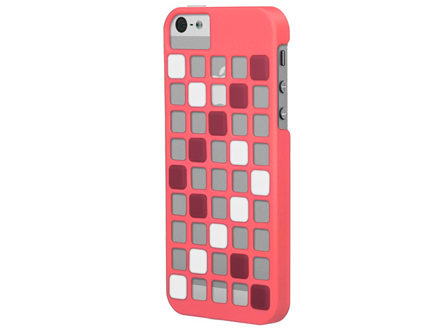 Чехол X-doria Cubit Case для Apple iPhone 5 (розовый, пластиковый)