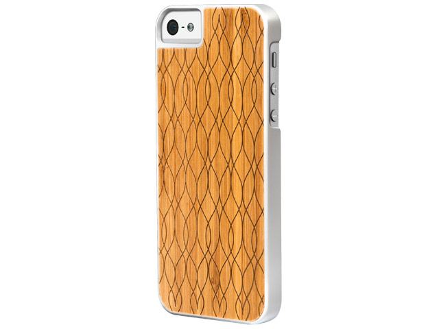 Чехол X-doria Engage Bamboo Case для Apple iPhone 5 (Waves, деревянный)