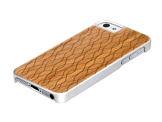 Чехол X-doria Engage Bamboo Case для Apple iPhone 5 (Waves, деревянный)