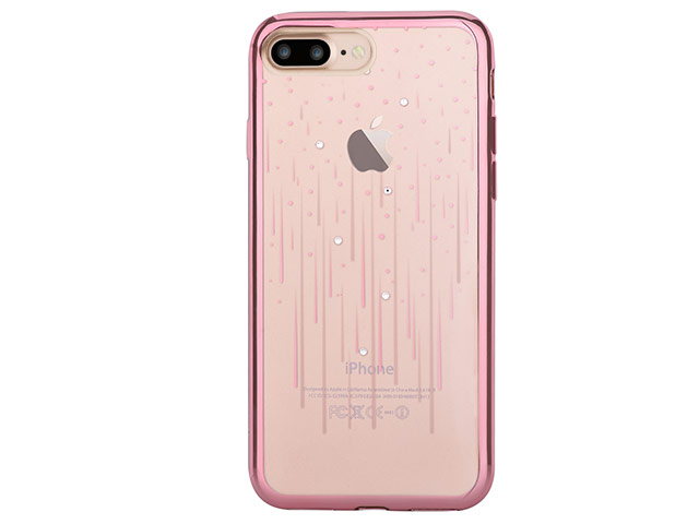 Чехол Devia Crystal Meteor для Apple iPhone 7 plus (Rose Gold, гелевый)