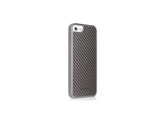 Чехол Odoyo Metalsmith Carbon Case для Apple iPhone 5 (серый, карбон)