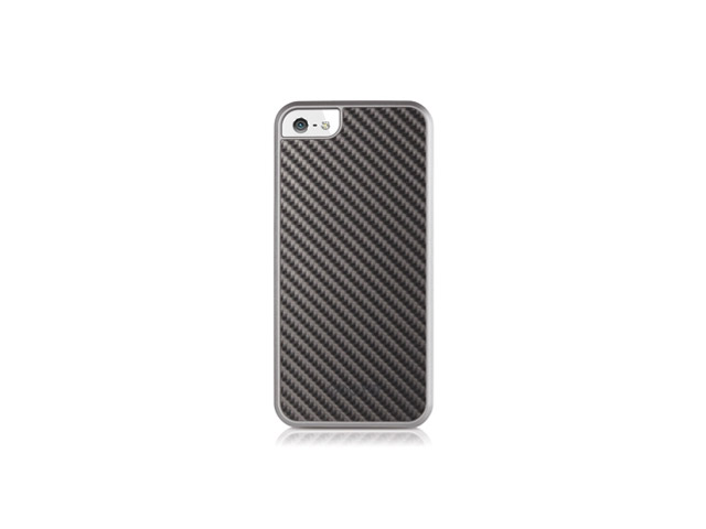 Чехол Odoyo Metalsmith Carbon Case для Apple iPhone 5 (серый, карбон)