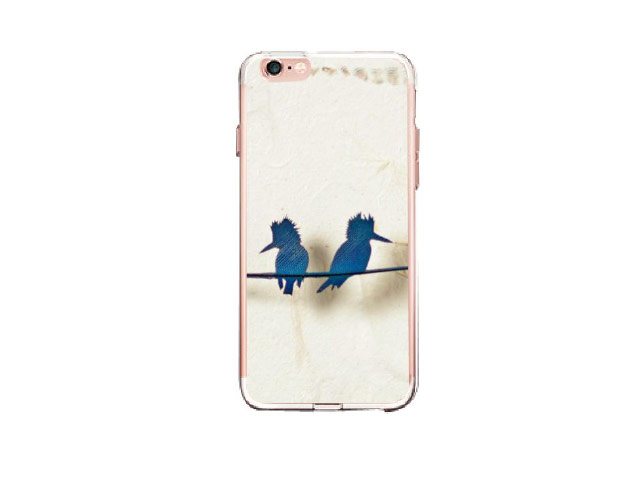 Чехол Azulo Fancy case для Apple iPhone 7 (Birds, гелевый)