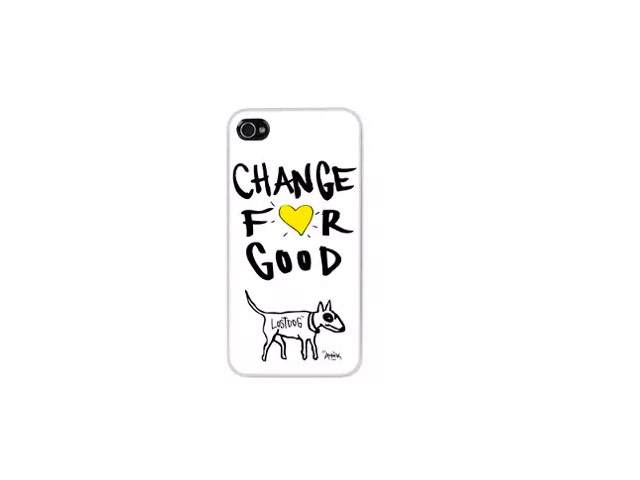 Чехол The LostDog by BlueTrek Slim hardcase для Apple iPhone 5 (белый, Chance For Good)