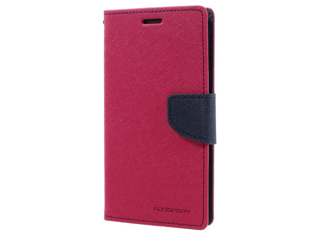 Чехол Mercury Goospery Fancy Diary Case для Samsung Galaxy J7 2016 J710 (малиновый, винилискожа)