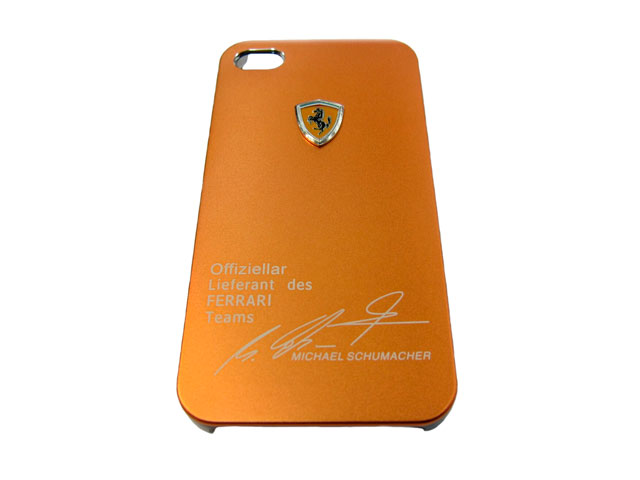 Чехол Zepa Case Ferrari для Apple iPhone 5 (коричневый, алюминиевый)