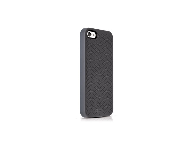 Чехол Odoyo Sharkskin Case для Apple iPhone 5 (черный, гелевый)