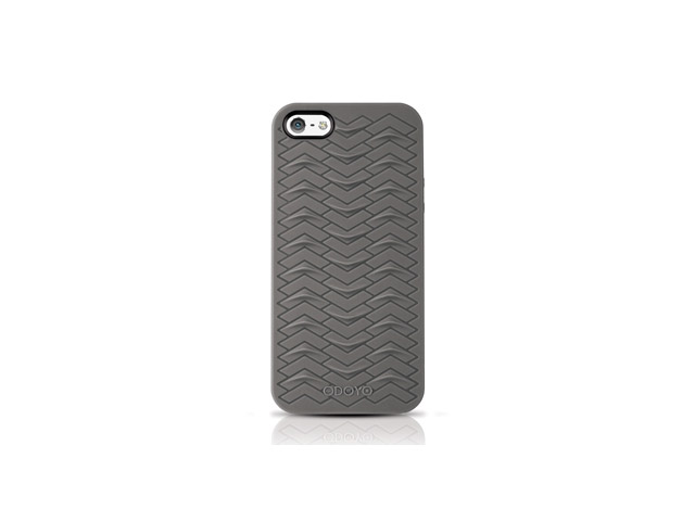 Чехол Odoyo Sharkskin Case для Apple iPhone 5 (серый, гелевый)