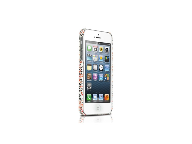 Чехол Odoyo Mosaic Case для Apple iPhone 5 (White Alabaster, мозайка)