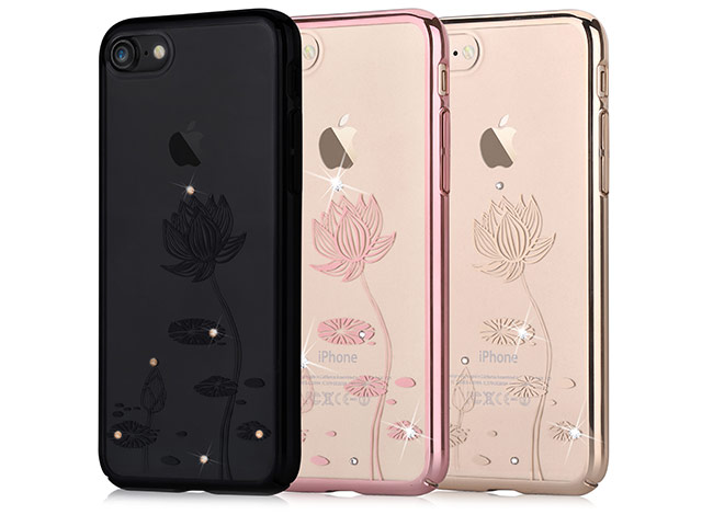 Чехол Devia Crystal Lotus для Apple iPhone 7 (Champagne Gold, пластиковый)