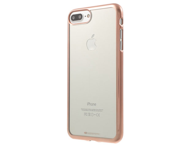 Чехол Mercury Goospery Ring2 Case для Apple iPhone 7 plus (розово-золотистый, гелевый)