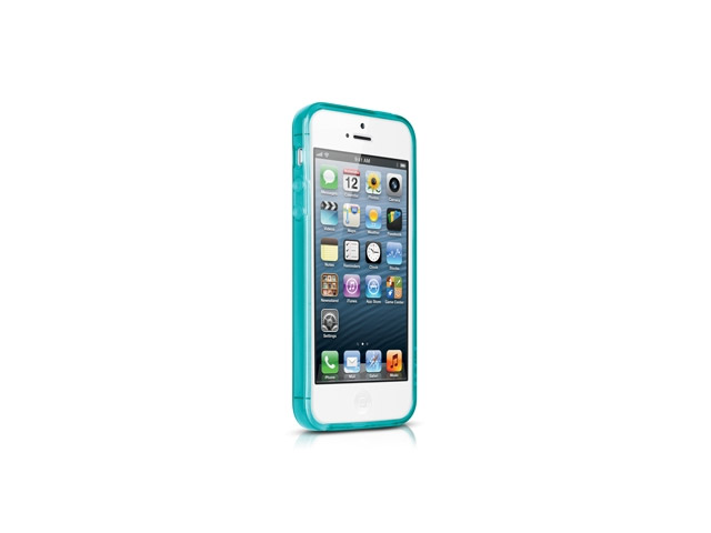 Чехол Odoyo Soft Edge Case для Apple iPhone 5 (голубой, гелевый)