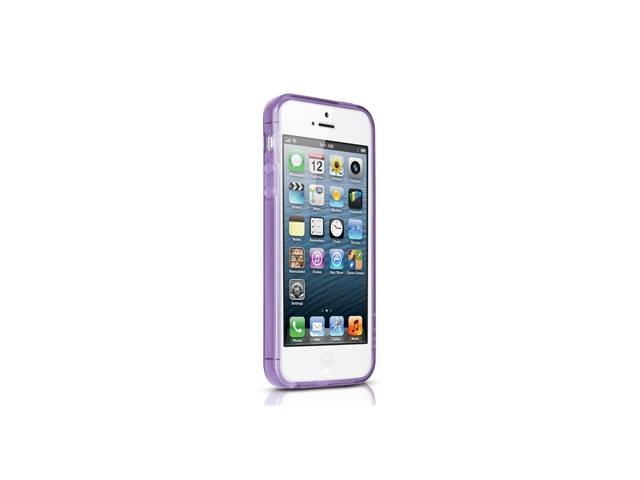 Чехол Odoyo Soft Edge Case для Apple iPhone 5 (фиолетовый, гелевый)