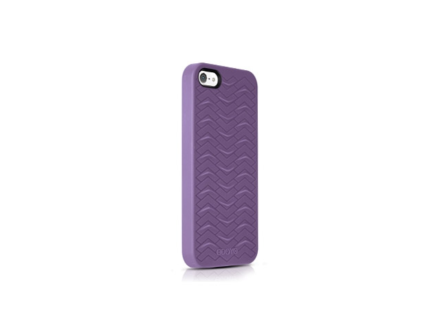 Чехол Odoyo Sharkskin Case для Apple iPhone 5 (фиолетовый, гелевый)