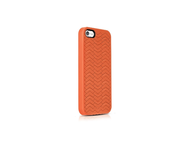 Чехол Odoyo Sharkskin Case для Apple iPhone 5 (оранжевый, гелевый)