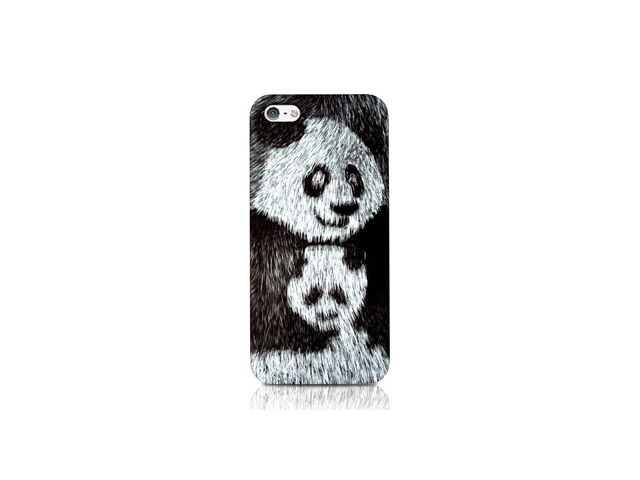 Чехол Odoyo Wild Animal Case для Apple iPhone 5 (Panda, пластиковый)