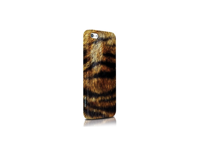 Чехол Odoyo Wild Animal Case для Apple iPhone 5 (Tiger, пластиковый)