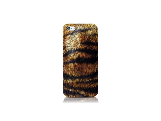 Чехол Odoyo Wild Animal Case для Apple iPhone 5 (Tiger, пластиковый)