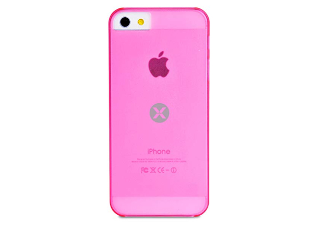 Чехол Dexim Mi & Fashion Case для Apple iPhone 5 (розовый, пластиковый)