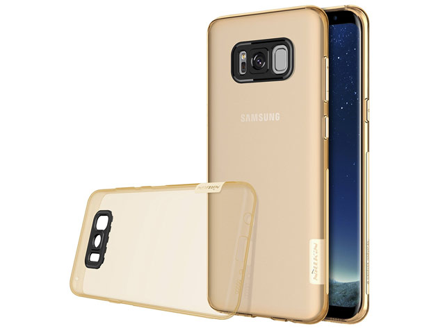 Чехол Nillkin Nature case для Samsung Galaxy S8 plus (золотистый, гелевый)