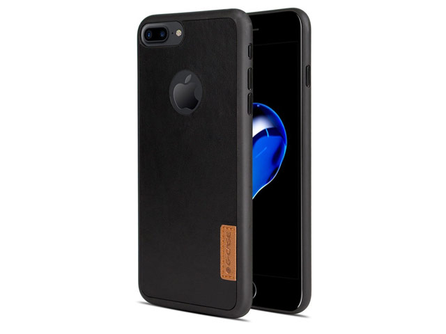 Чехол G-Case Dark Series для Apple iPhone 7 plus (Sheep Skin, кожаный)