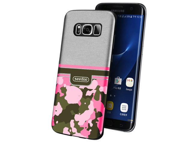 Чехол Seedoo Camo case для Samsung Galaxy S8 (серый, гелевый)