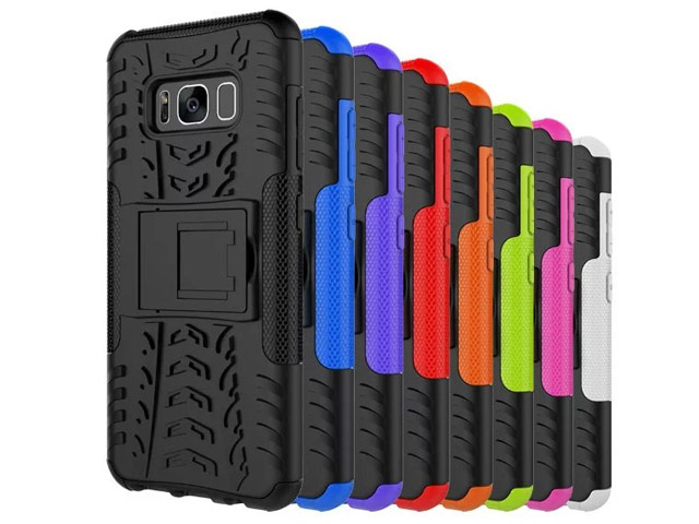 Чехол Yotrix Shockproof case для Samsung Galaxy S8 (красный, пластиковый)